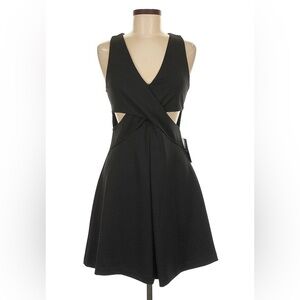 NWT EXPRESS Women’s Cross Front Dress Sleeveless Stretch Fit & Flare Dress